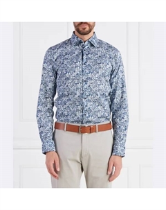 Рубашка узкого кроя, синий Joop