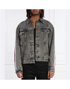 Джинсовая куртка стандартного кроя, серый Hugo