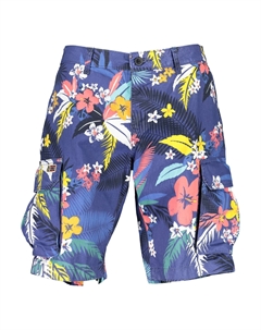 Синие хлопковые мужские бермуды Napapijri