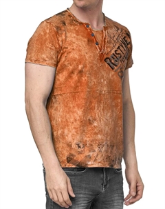 Футболка в классном поношенном дизайне, цвет Orange Rusty neal
