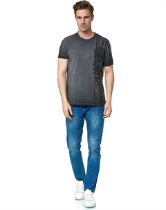 Потертая футболка, серый Rusty neal