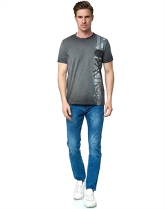 Потертая футболка, антрацит Rusty neal