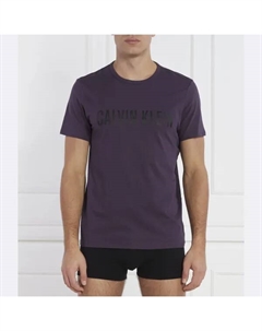 Футболка стандартного кроя, фиолетовый Calvin klein