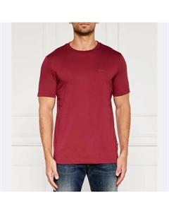 Футболка Thompson стандартного кроя, бургунди Boss