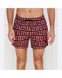 Купальные шорты стандартного кроя, красный Hugo