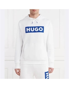 Толстовка Nalves стандартного кроя, белый Hugo