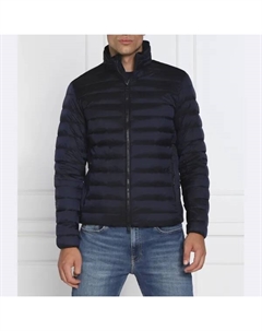 Пуховик стандартного кроя, синий Guess