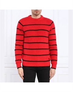 Шерстяной свитер стандартного кроя Stom, красный Hugo