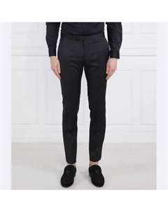 Брюки узкого кроя с добавлением шерсти, черный Joop