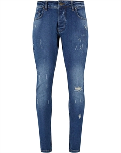 Джинсы приталенного кроя, синие 2y studios