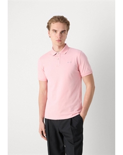 Рубашка-поло Contrast Rugger, розовая жвачка Gant