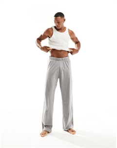 Серые брюки из меланжевого трикотажа DESIGN Asos