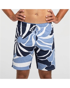 ДЛИННЫЕ МУЖСКИЕ ШОРТЫ ДЛЯ ПЛАВАНИЯ 100 FLO СИНИЕ Nabaiji