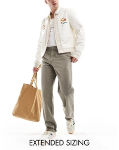 Свободные серые чиносы DESIGN Asos