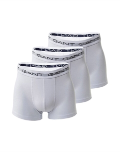 Боксеры с логотипом, 3 пары, белый Gant