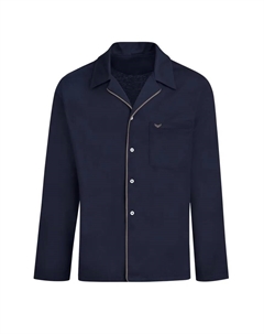 Пижама "Шикарный пижамный топ с планкой на пуговицах" (1 шт.), цвет морской волны Trigema