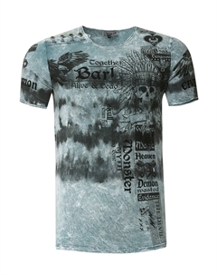 Классическая футболка Shirt, серый Rusty neal