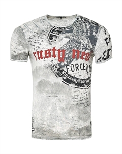 Классическая футболка Shirt, серый Rusty neal