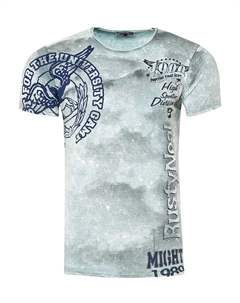 Классическая футболка Shirt, серый Rusty neal