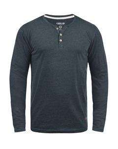 Лонгслив Shirt Volko, ночной синий Solid