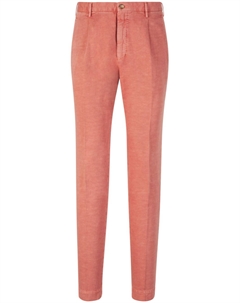 Зауженные брюки, розовый Incotex