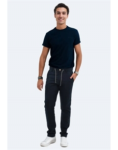 Брюки из ткани "Инборис", с внутренней кулиской, цвет морской волны Indicode