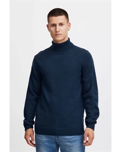 Свитер с высоким воротником из смесового материала " BHPullover", цвет Dress Blues Blend