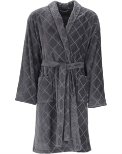 Мужской халат "Barron" (1 шт.), с шалевым воротником, ромбовидный дизайн, цвет Graphit Vossen
