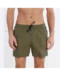 Fab шорты для плавания стандартного кроя, хаки Hugo