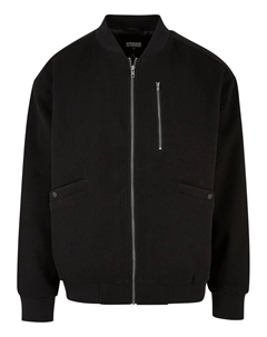 Куртка-бомбер "Мужской бомбер " (1 шт.), без капюшона, черный Urban classics