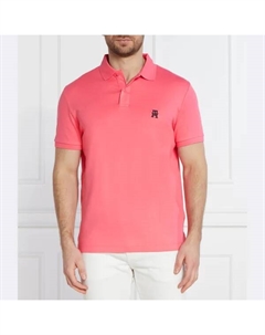Рубашка-Поло интерлок стандартного кроя, розовый Tommy hilfiger