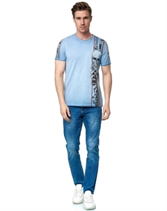 Потертая футболка, синий Rusty neal