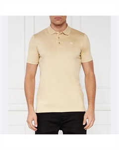 Рубашка-Поло узкого кроя, бежевый Karl lagerfeld