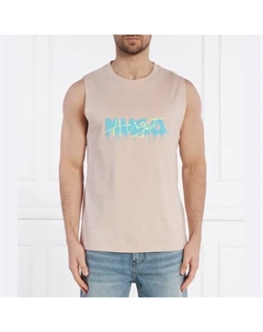 Майка свободного кроя Dopical, бежевый Hugo