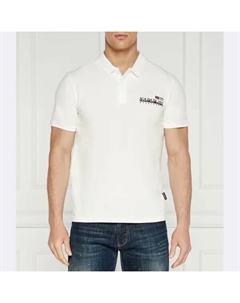 Рубашка поло стандартного кроя, белый Napapijri