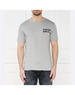 Футболка стандартного кроя, серый Gant