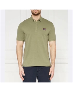 Рубашка поло стандартного кроя, хаки Napapijri