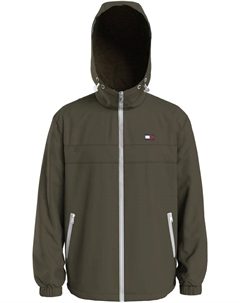 Блузон Tommy Jeans "TJM CHICAGO WINDBREAKER EXT", с капюшоном, с капюшоном, оливковый Tommy hilfiger