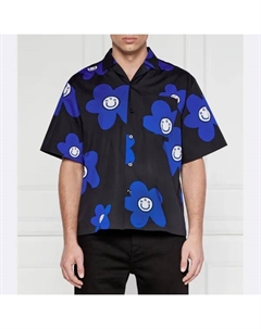 Рубашка оверсайз Eligo, черный Hugo