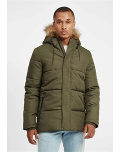 Стеганая куртка смесовая " BHTenus", с капюшоном, цвет Deep Depths Blend