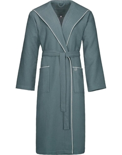 Мужской халат "Тизиан" (1 шт.), вафельная структура пике, с хлопковой окантовкой, цвет Flanell Bugatti