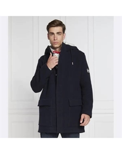 Шерстяная парка стандартного кроя Munk2242, синий Hugo