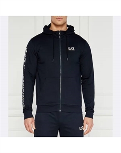 Толстовка обычного кроя, синий Ea7