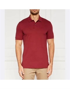 Рубашка-Поло стандартного кроя Pallas, бургунди Boss
