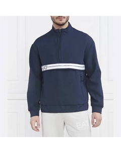 Толстовка обычного кроя, синий Ea7