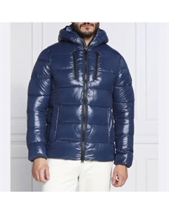 Пуховик максим стандартного кроя, синий Save the duck