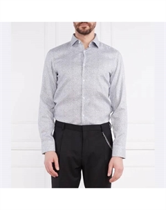 Kenno рубашка узкого кроя, белый Hugo