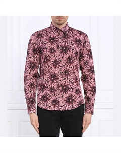 Эргономичная рубашка приталенного кроя, розовый Hugo