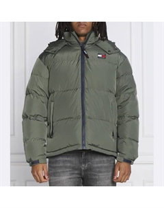 Пуховик стандартного кроя, хаки Tommy hilfiger