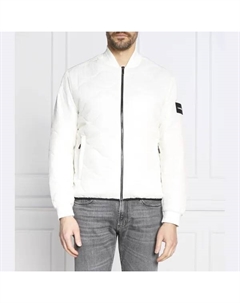 Бомбер стандартного кроя, белый Calvin klein